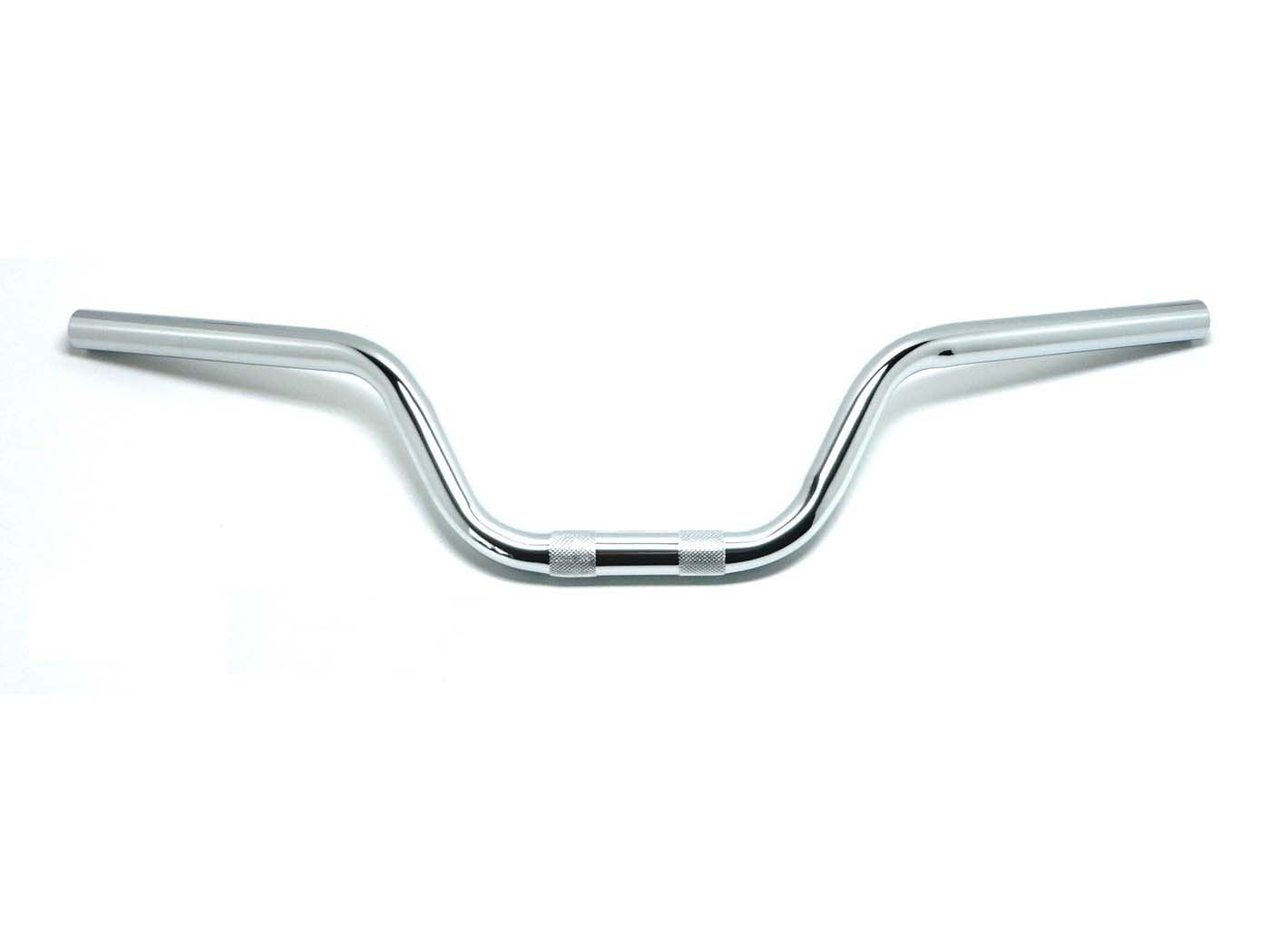 Ghidon motocicletă cromat 22mm 610mm 120mm pentru Zündapp KS 80, CS 50, Puch Monza, Maxi, Kreidler Florett și alte modele