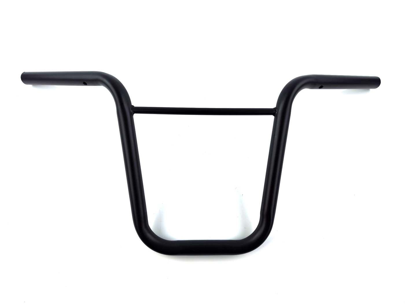 Ghidon motocicletă negru cu bară transversală 640mm x 280mm 22,10mm pentru Hercules, Kreidler, Puch, Zündapp