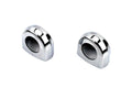 Capac cromat prindere ghidon NTS Parts (set 2 buc) pentru Kreidler RMC E50, RMC D125, RMC F125, Florett Mustang/Cross 50, Florett RS-GS