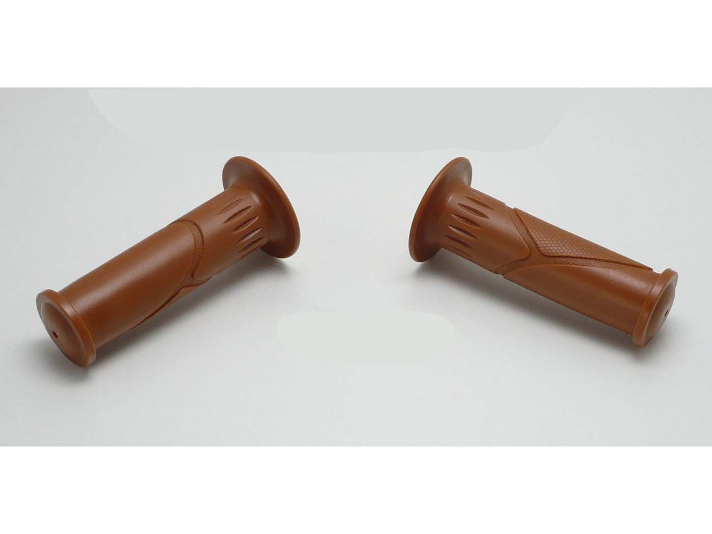 Set mansoane ghidon maro 110mm 22mm 24mm pentru moped, ciclomotor și mokick universal