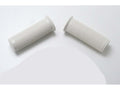 Manșon ghidon NTS Parts cauciuc alb-crem 24mm x 98mm / 32mm universal