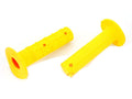 Manșoane ghidon gel galben 22/24mm 120mm pentru Zündapp GTS, KS, C 50 Sport, Kreidler, Hercules și alte modele