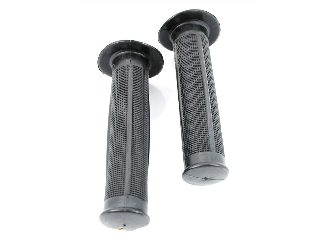 Set manșoane ghidon negru 120mm 22mm 24mm pentru Zündapp KS 80, Hercules K 50 Ultra, Kreidler Florett și alte modele