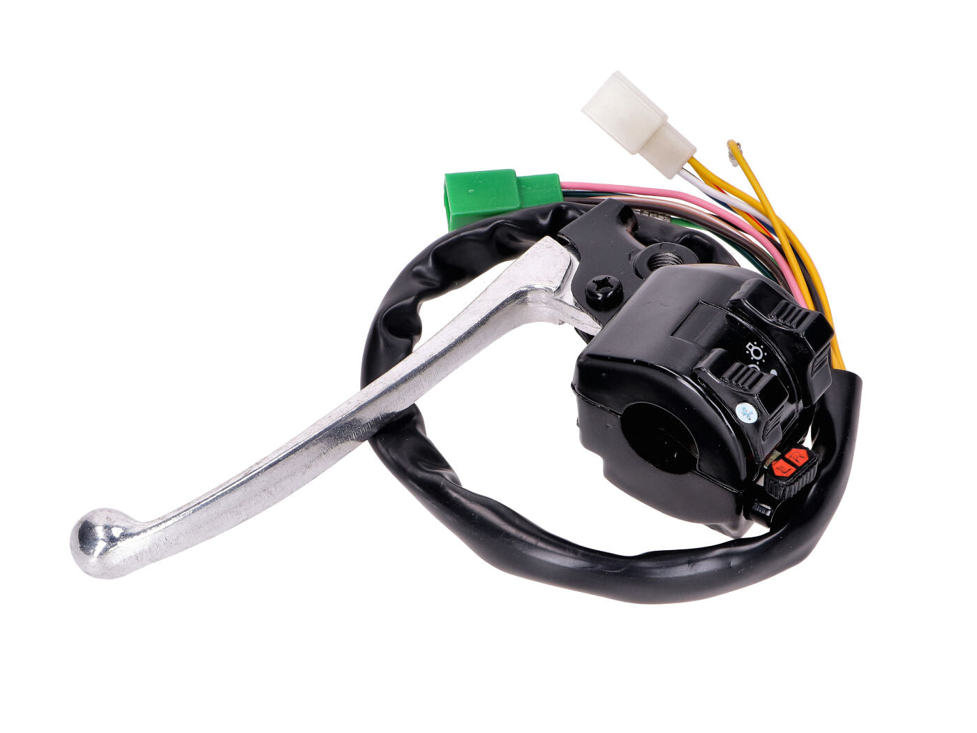 Comandă ambreiaj NTS Parts cu întrerupător și manetă pentru Yamaha DT 50 R/M/MX AC -92