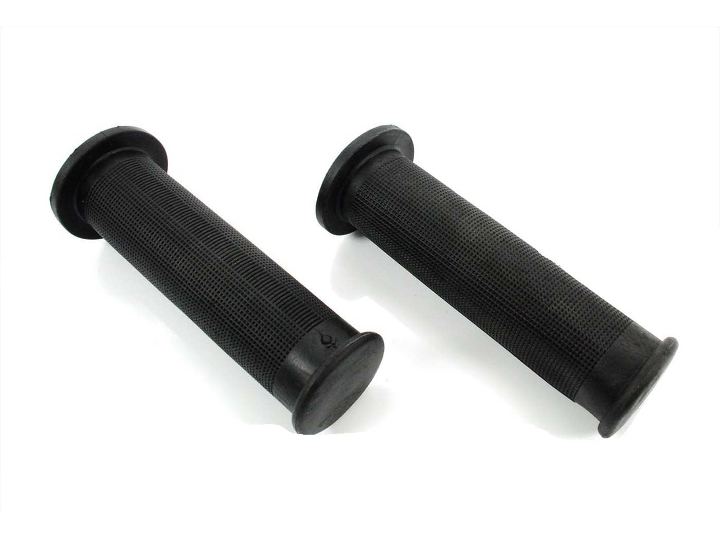 Mâner cauciuc negru 120mm pentru Zündapp KS 80, Hercules K 50 Ultra, Kreidler Florett RS și alte modele
