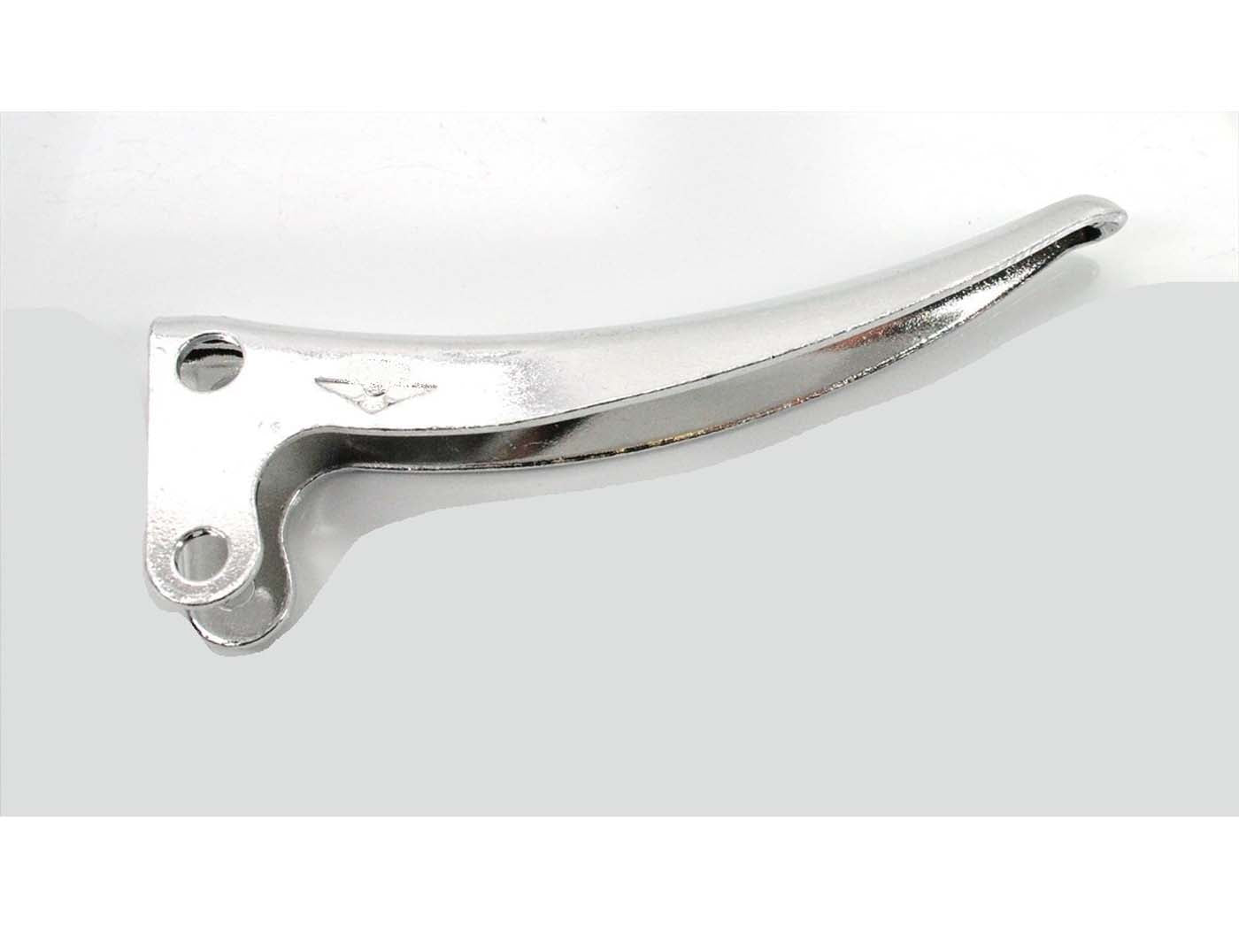 Manetă de frână aluminiu argintiu pentru Simson, Kreidler, Hercules, Puch și alte modele