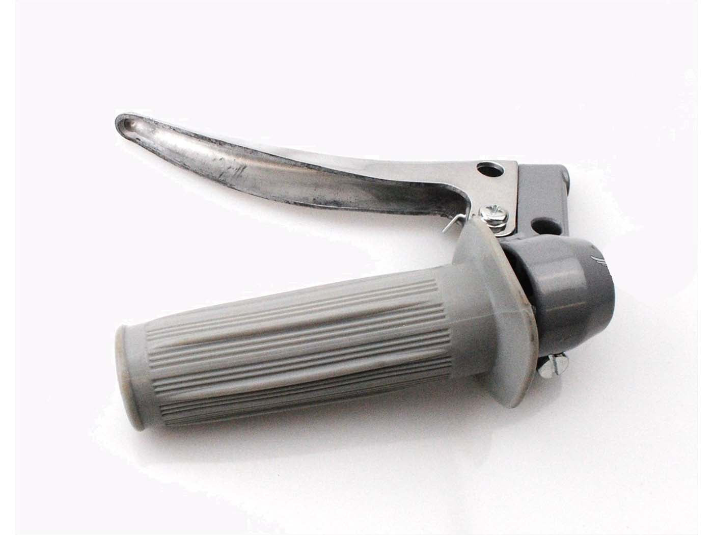 Manșon ghidon aluminiu gri 22mm 105mm 26mm pentru Hercules, Kreidler, Zündapp și alte modele