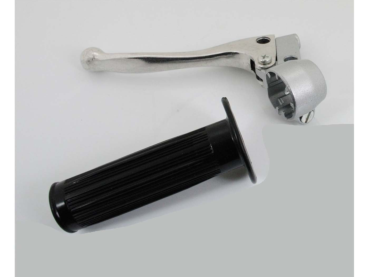 Armătură pârghie ambreiaj aluminiu 22mm negru 105mm pentru Hercules, Kreidler, Zündapp, moped