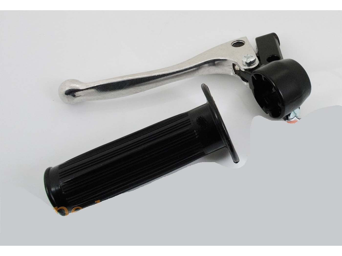 Mâner ambreiaj aluminiu 22mm negru 105mm pentru Zündapp, Kreidler și alte modele