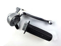 Armătură accelerator aluminiu 22mm negru 105mm pentru Zündapp, Kreidler, Hercules și alte modele