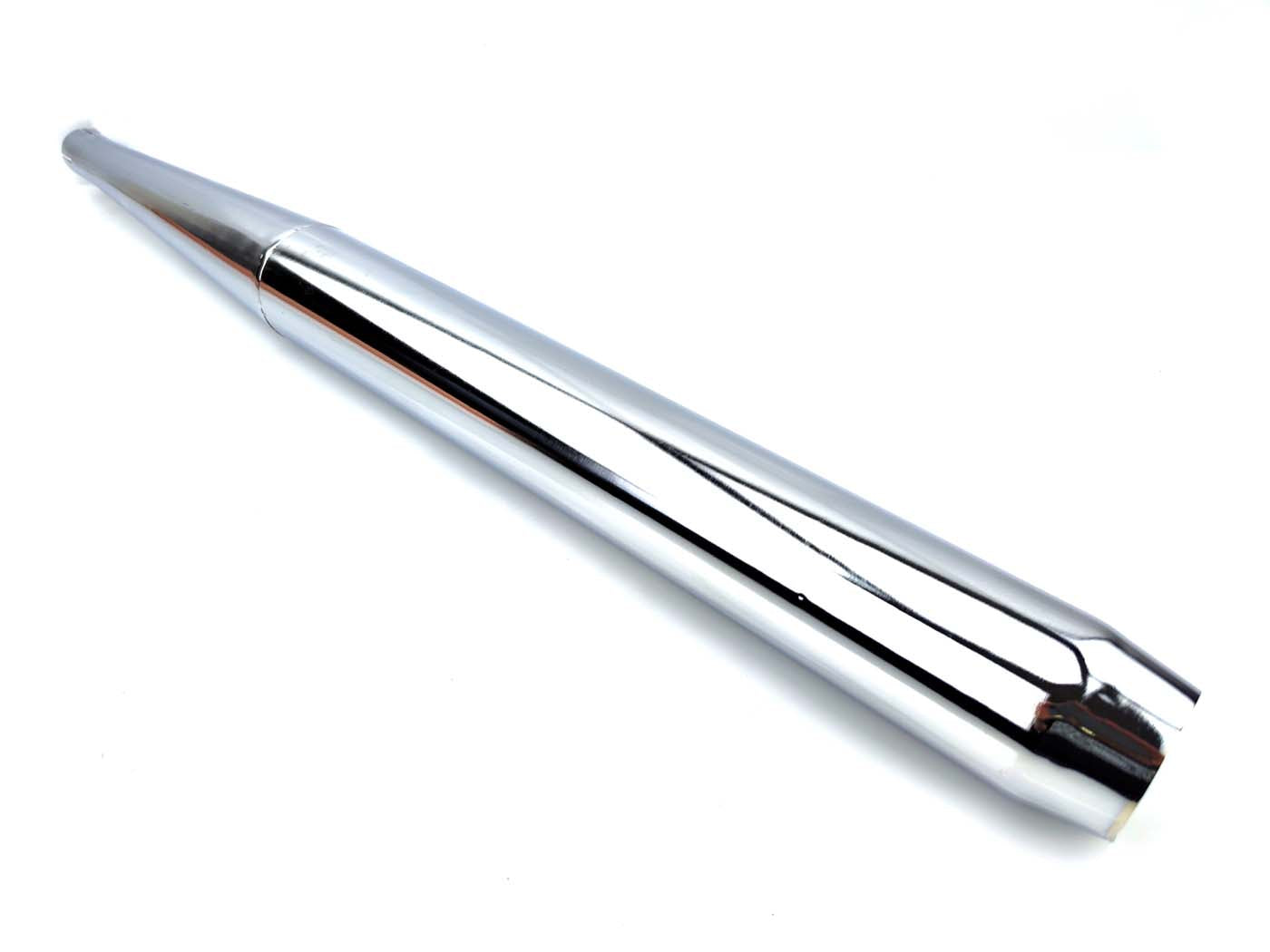 Țeavă eșapament Jamarcol inox, racord 32mm, diametru 70mm, lungime 770mm pentru Puch, Zündapp, Hercules, Sachs și alte modele
