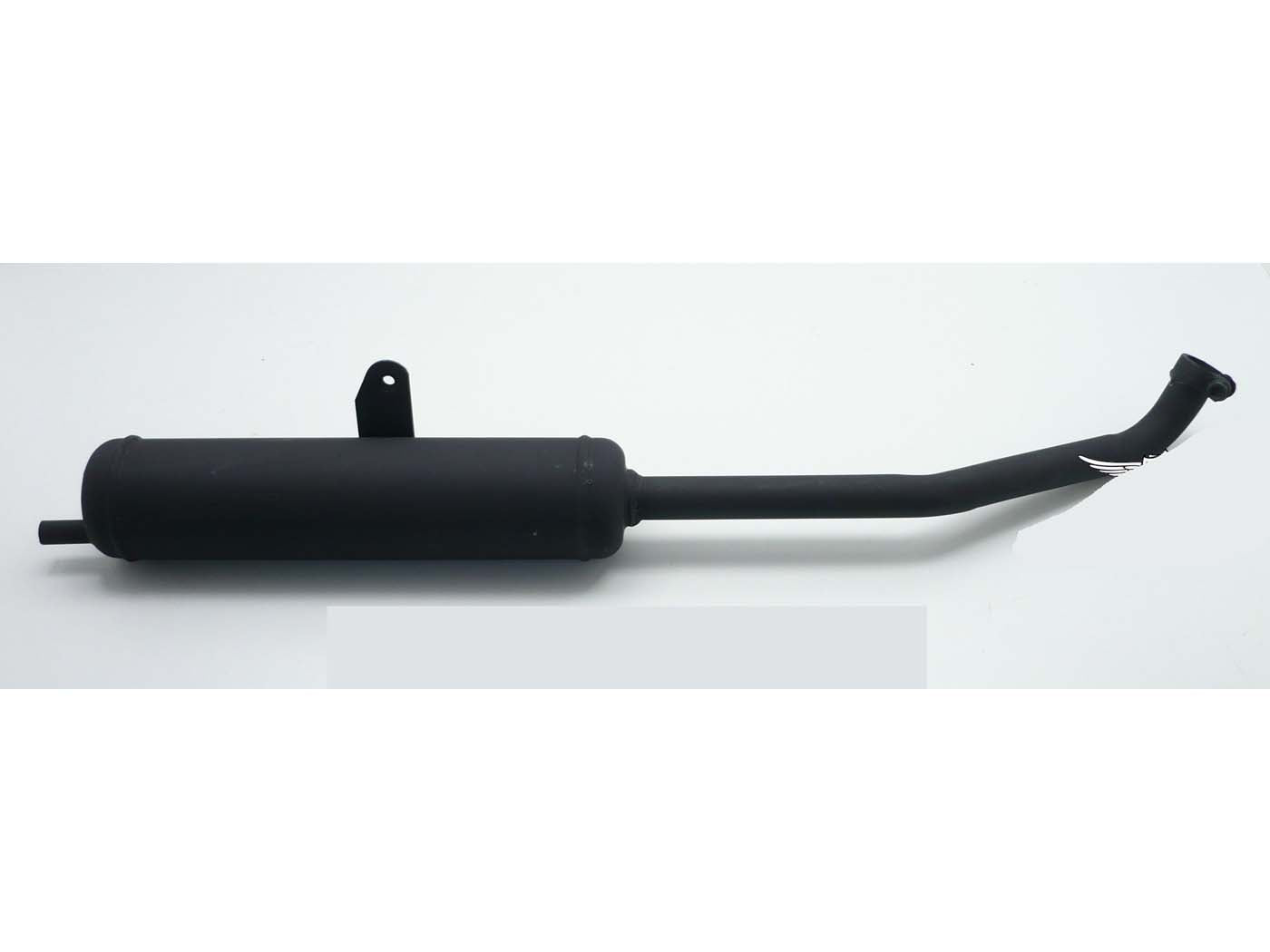 Eșapament Sito negru 22mm pentru Piaggio Si
