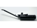 Eșapament metalic negru pentru Hercules Saxonette, Spartament bicicletă cu motor auxiliar