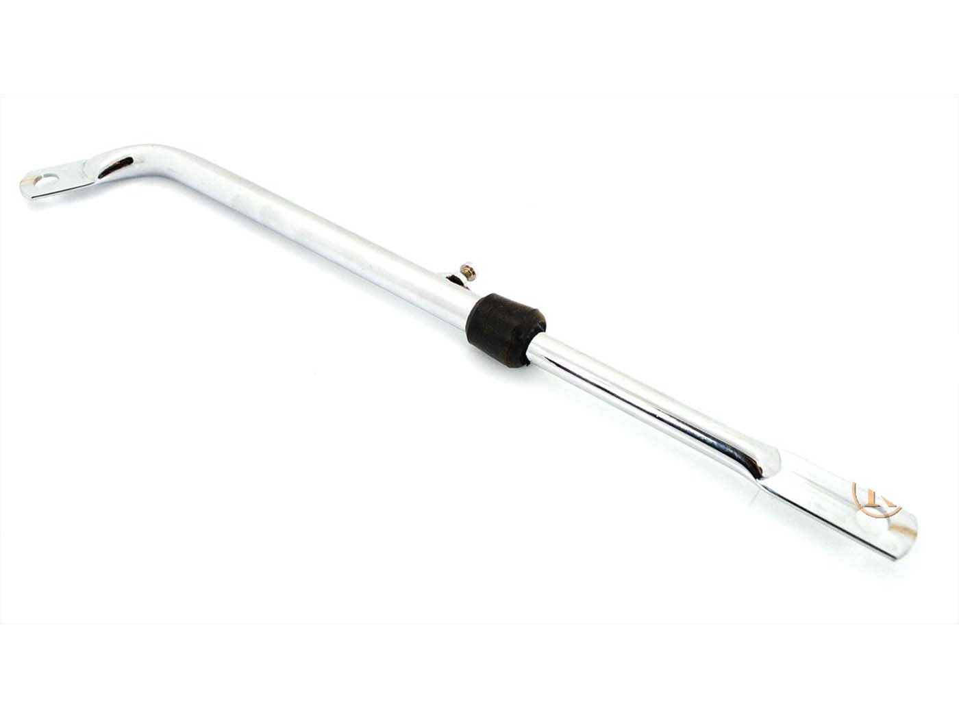 Suport eșapament cromat reglabil 325-470mm orificiu 10mm pentru Hercules, Kreidler