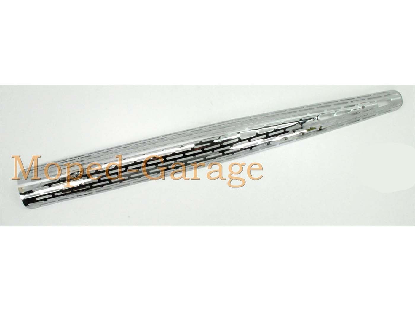 Protecție termică cromată 740mm diametru 70mm pentru Zündapp KS 80, SX 80, Hercules K 50 Ultra, Kreidler Florett și alte modele