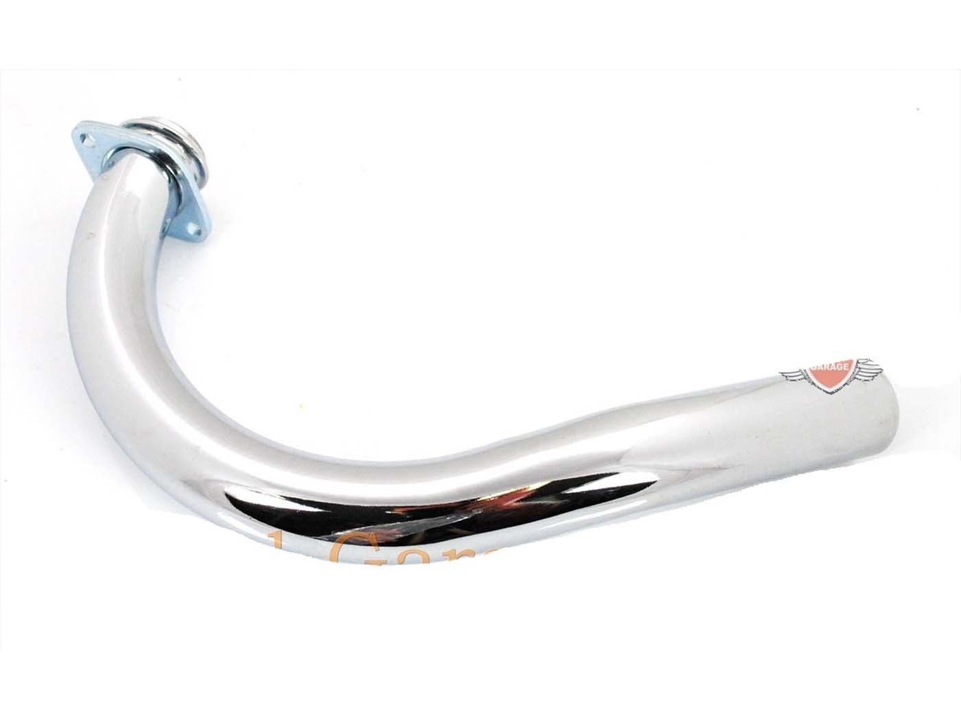 Colector eșapament flanșă 32mm 50mm cromat pentru Hercules K 50 Ultra, K 50 Ultra III LC, Prima GT, Prima GX