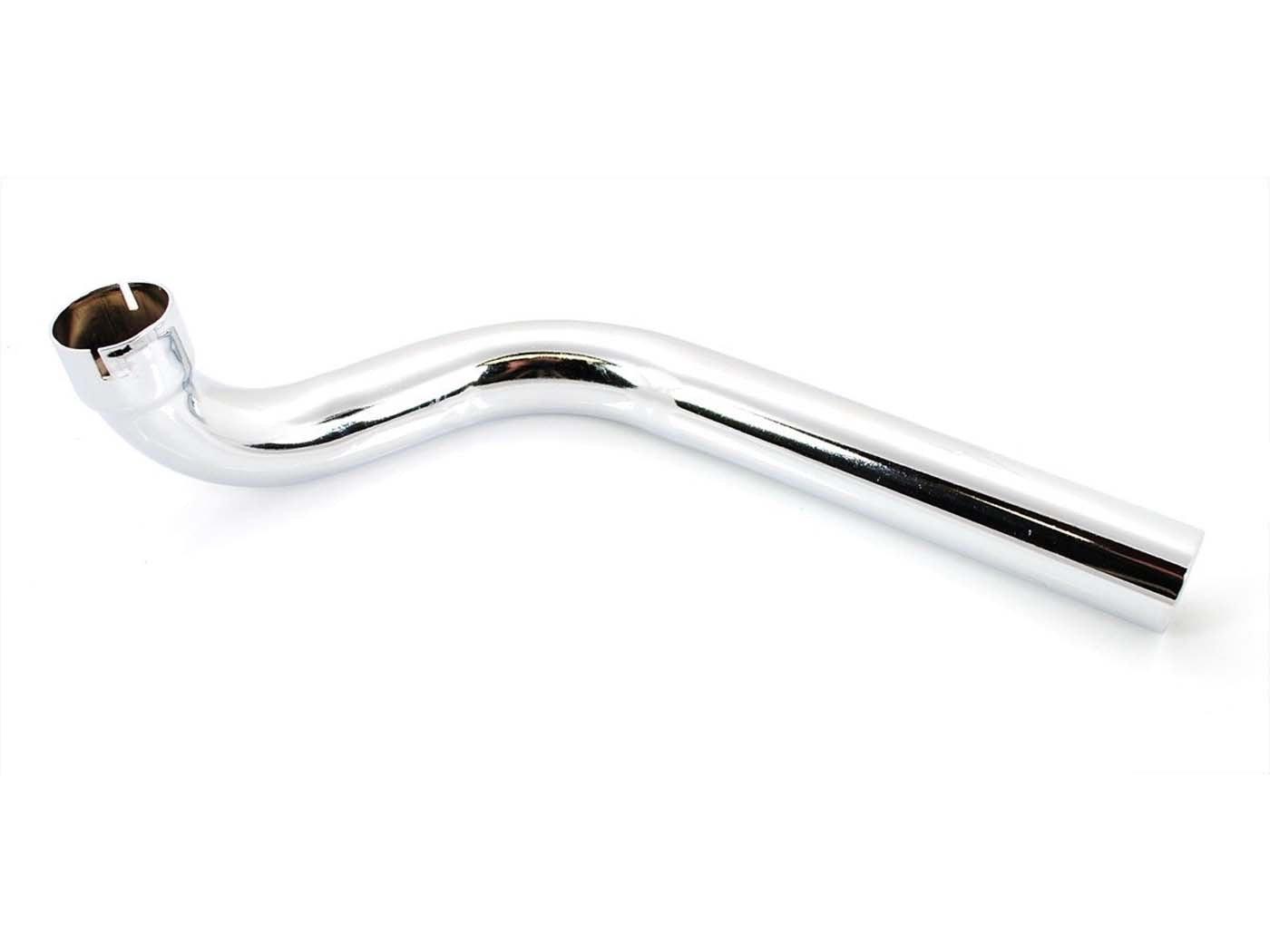 Colector eșapament cromat 32mm intrare 28mm ieșire pentru Kreidler Flory, RMC, Florett RS-GS, Florett Mustang și alte modele