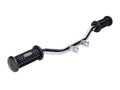 Țeavă repaus picioare cromată 485mm 18mm cu cauciucuri pentru Zündapp GTS 50, C 50 Sport și alte modele