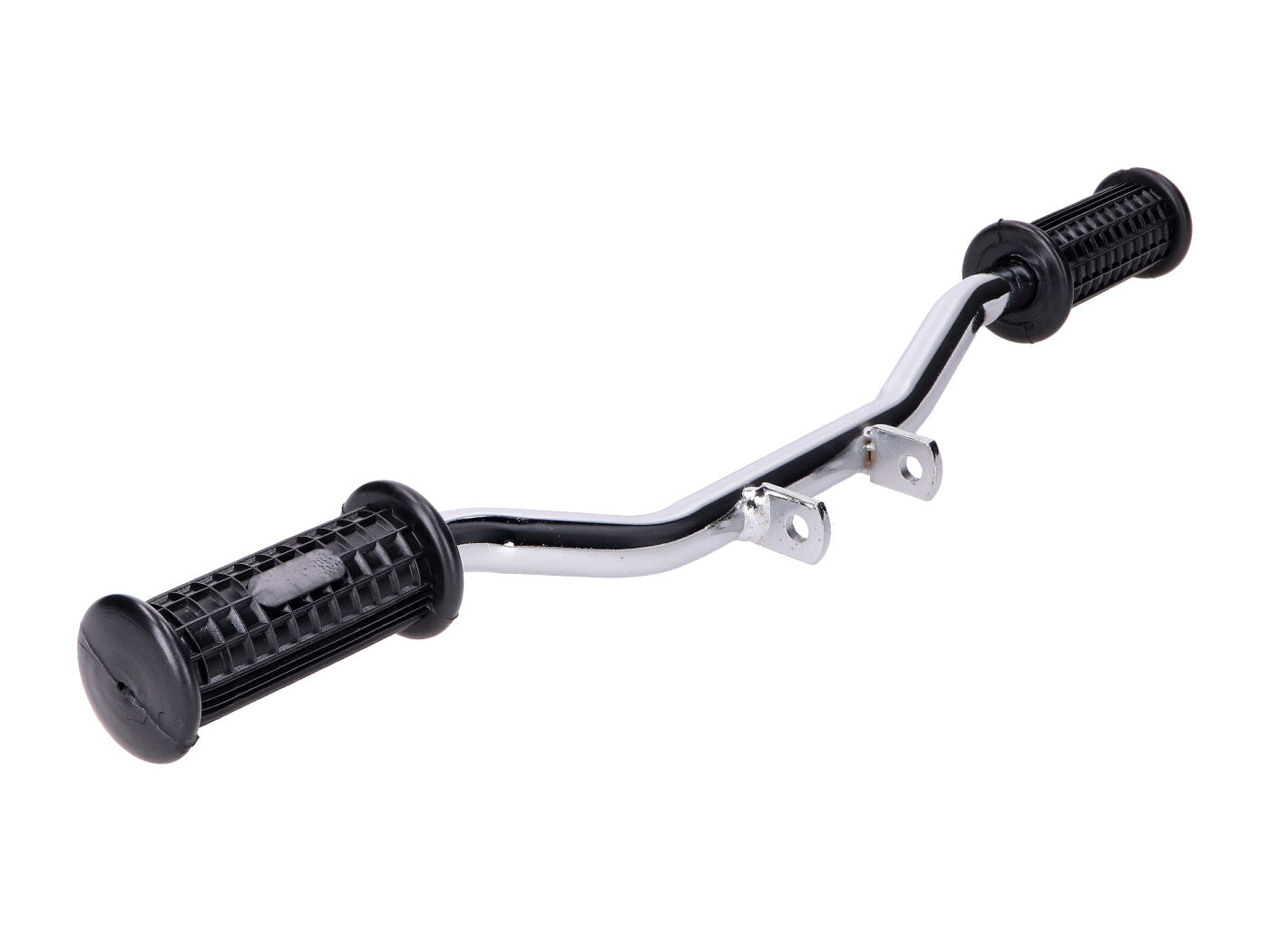 Țeavă repaus picioare cromată 485mm 18mm cu cauciucuri pentru Zündapp GTS 50, C 50 Sport și alte modele