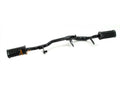 Tub repaus picior oțel negru cu cauciucuri pentru Honda MB 50 Mokick