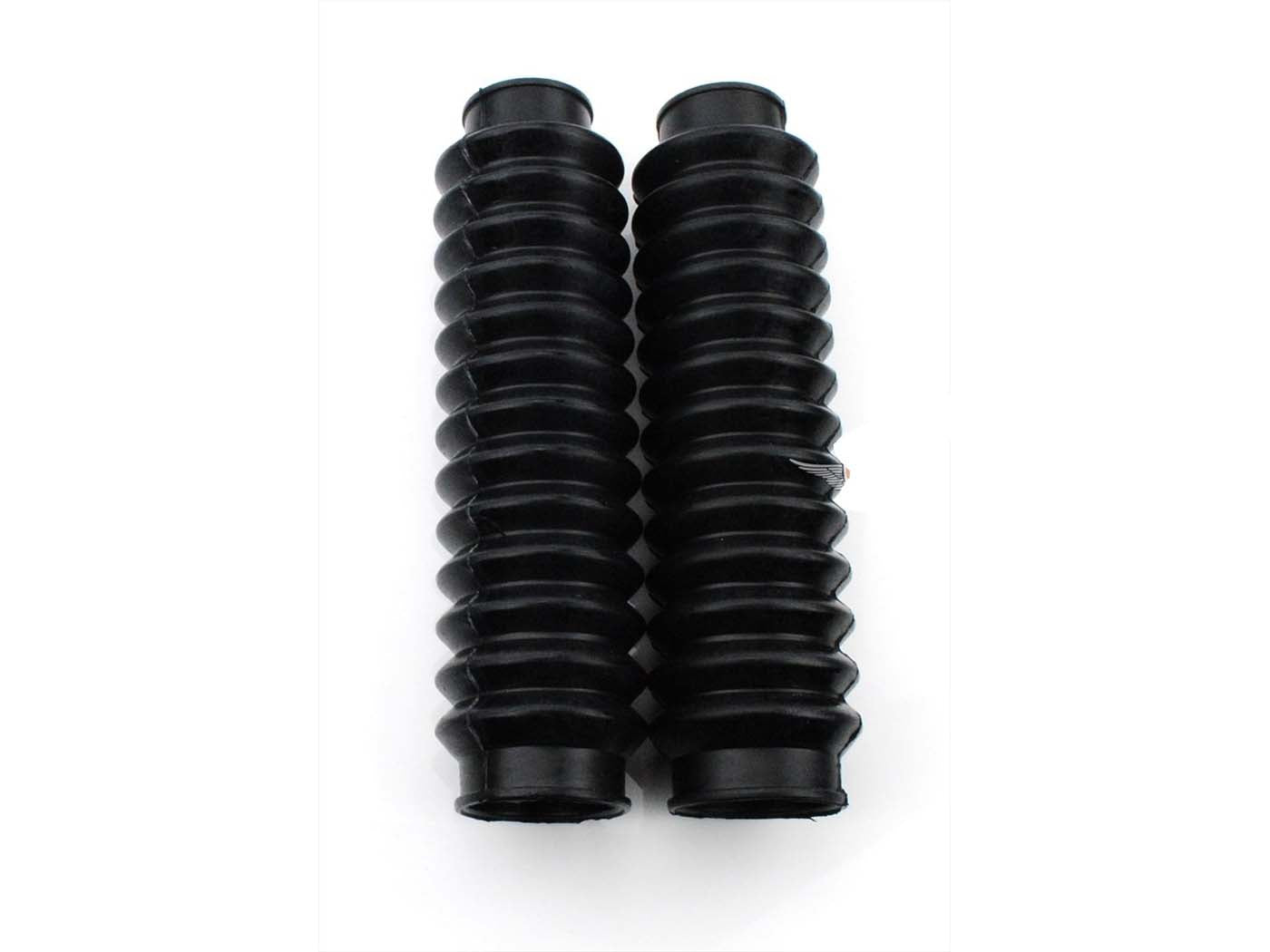 Burduf furcă telescopică cauciuc negru 28/33mm 180mm pentru Kreidler Flory MF 22, MF 23, MF 32, Tomos A 3, A 35