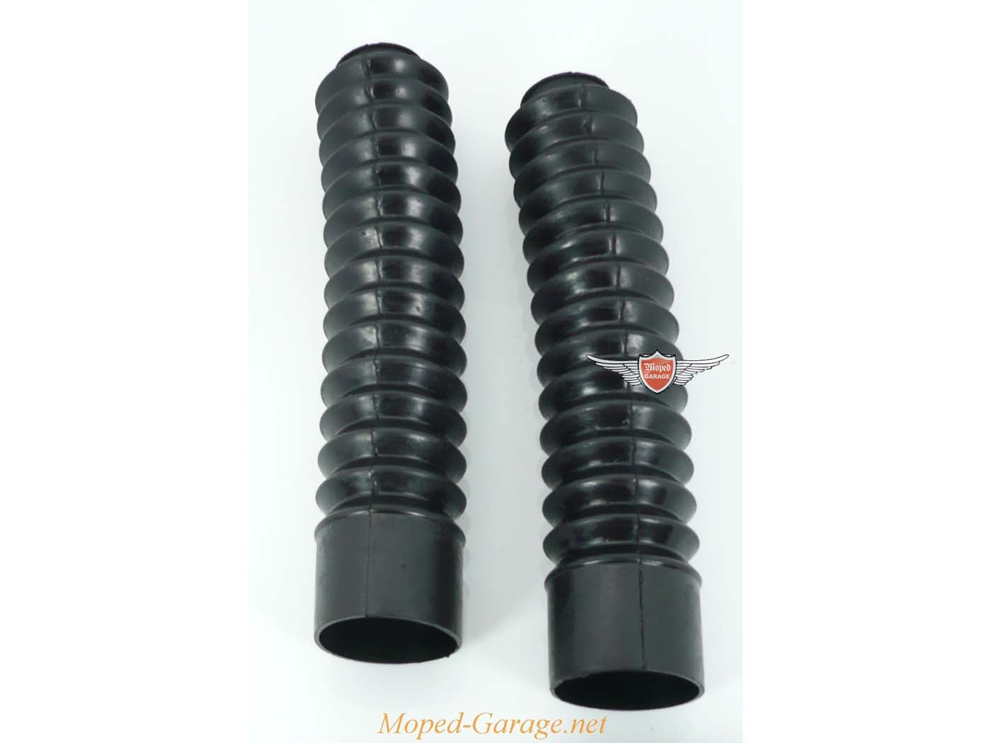 Burduf furcă telescopică cauciuc 52/34mm 250mm negru pentru Yamaha DT 50