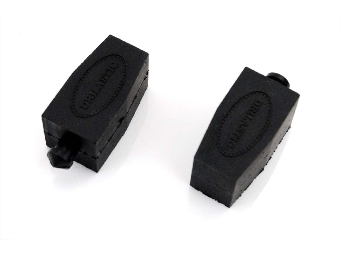 Tampon cauciuc braț oscilant Drilastic negru pentru Zündapp R 50 (561-003), RS 50 (561-004), Super Combinette 50, C 50 Super și alte modele
