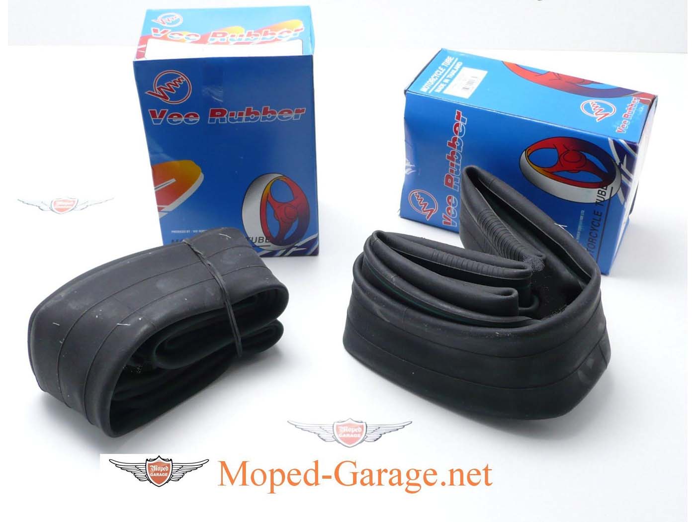 Cameră de aer Vee Rubber ventil 90° 90/90-10 100/90-10 110/80-10 pentru Zündapp, Simson, Vespa și alte modele