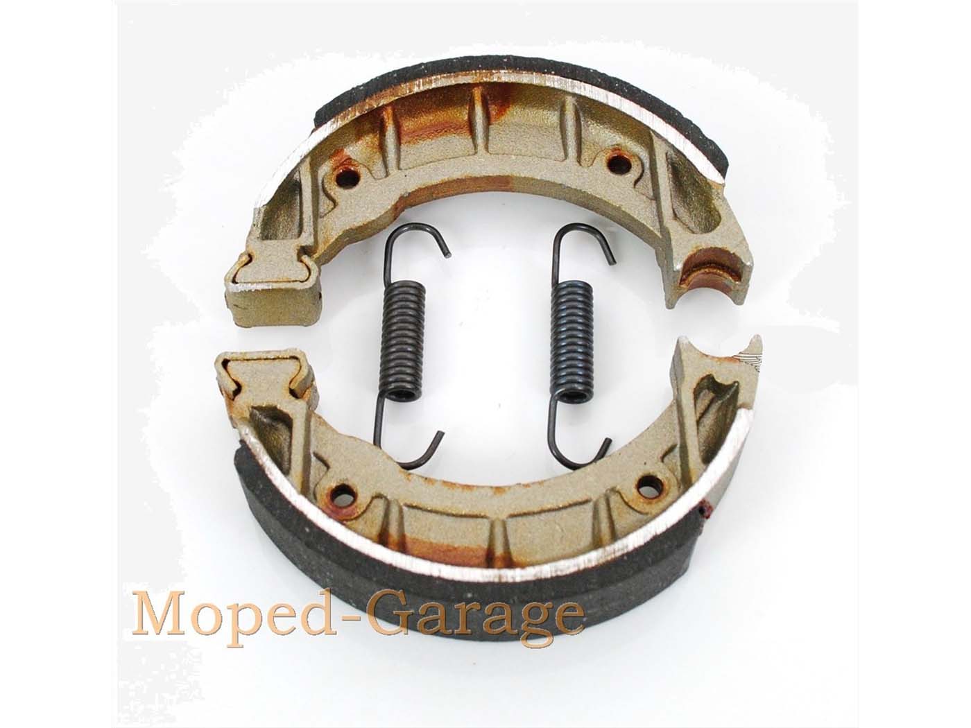 Set plăcuțe de frână 104x20mm cu arcuri pentru Kreidler, Tomos, Puch, Zündapp și alte modele