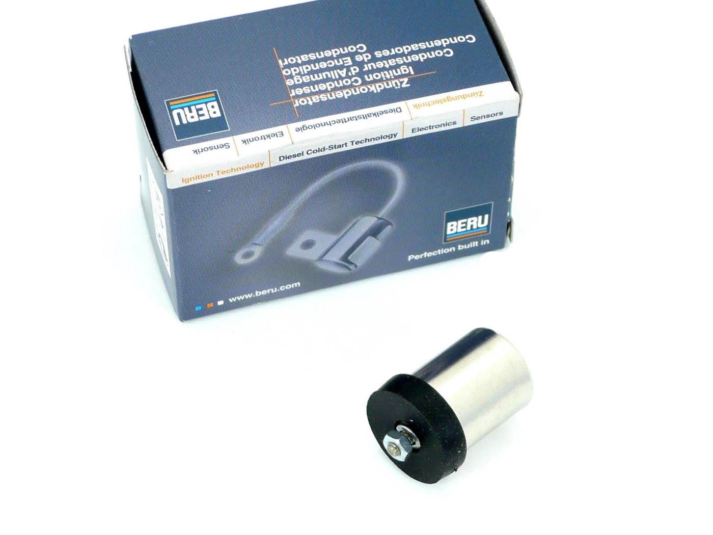 Condensator Beru cu șurub 18mm x 23mm pentru Kreidler Flory, Florett, Zündapp Automatik, TS, ZR, ZA și alte modele