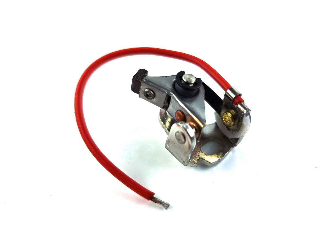 Contact aprindere metalic roșu pentru Hercules Prima 2/3/4/5/6, M2/M4/M5, Sachs TC 50, Prima, Optima și alte modele