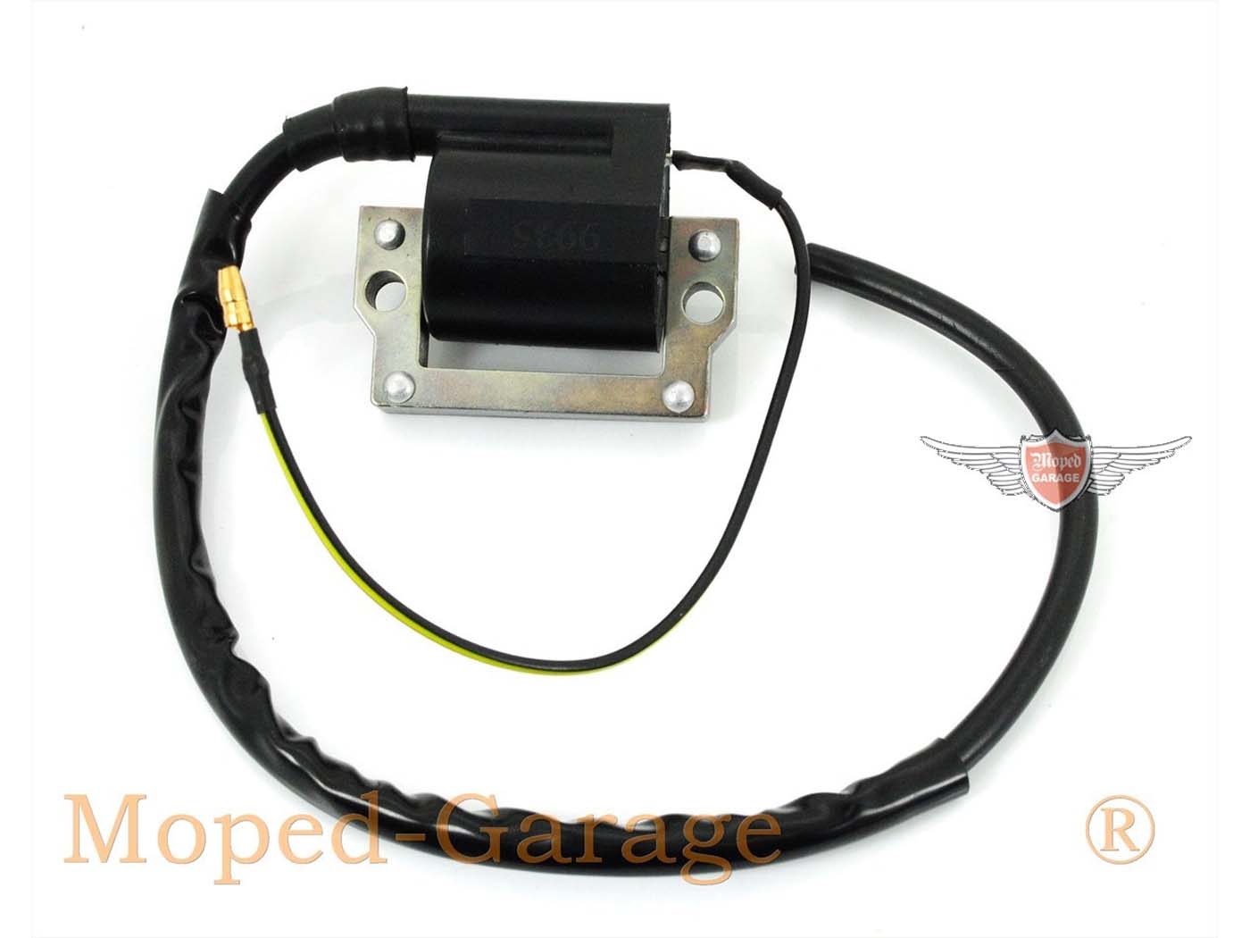 Bobină de aprindere 6V cu cablu 0,5-0,8 Ohm 2,4-3 kOhm pentru Yamaha FS1 50, Why 50, LB 50 Chappy