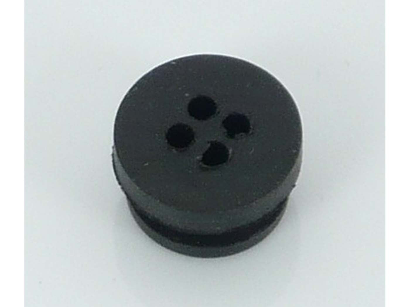 Bucșă cauciuc 4 orificii 9mm neagră pentru Hercules K50 Ultra, 221 MF/MFH, M1, M2, M3 și alte modele