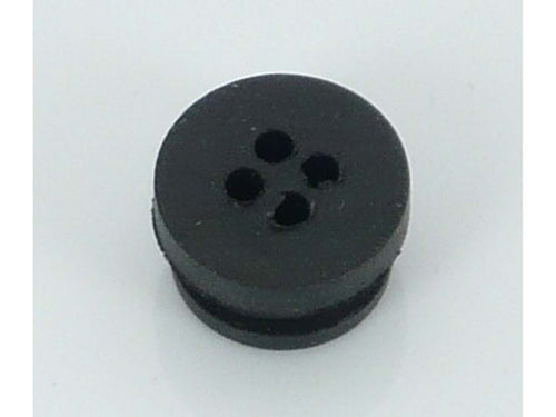 Bucșă cauciuc 4 orificii 9mm neagră pentru Hercules K50 Ultra, 221 MF/MFH, M1, M2, M3 și alte modele