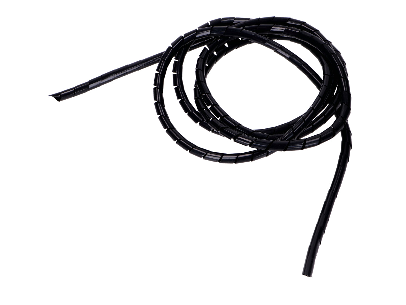 Teacă de protecție spiralată pentru cabluri și acționări 6mm x 1,5m neagră universal