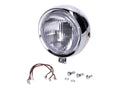 Far cromat rotund 6V 15W 130mm pentru Kreidler, Zündapp, Sachs și alte modele