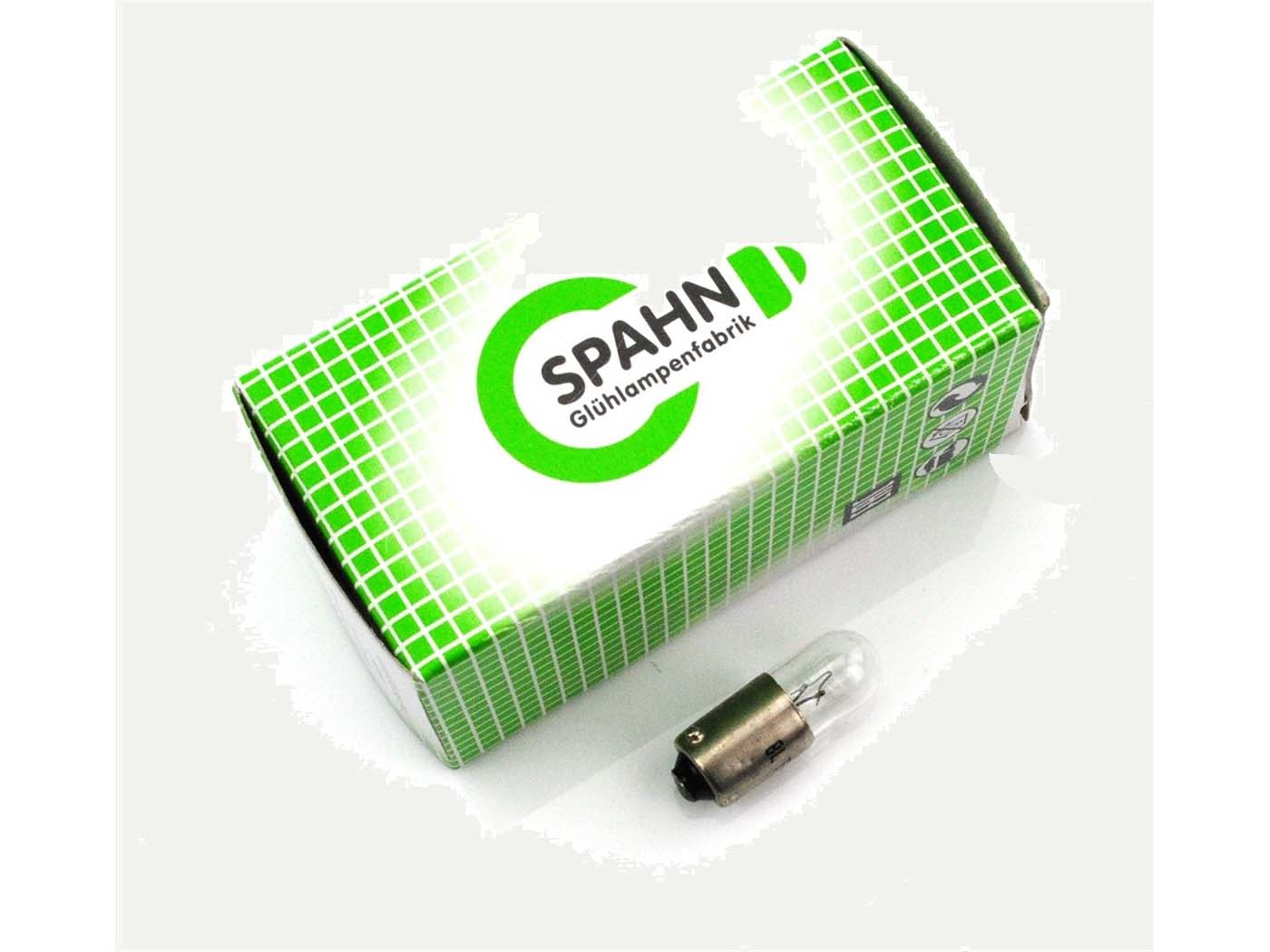 Bec stop Spahn Glühlampen BA9S 9mm 6V 2W pentru Zündapp Mofa / Mopede