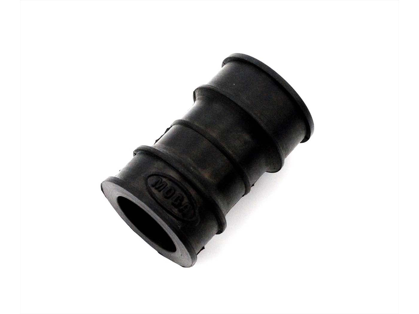 Racord de admisie Drilastic cauciuc 20mm negru 47mm pentru Zündapp Super Combinette, C 50 Super, KS 50 Super și alte modele
