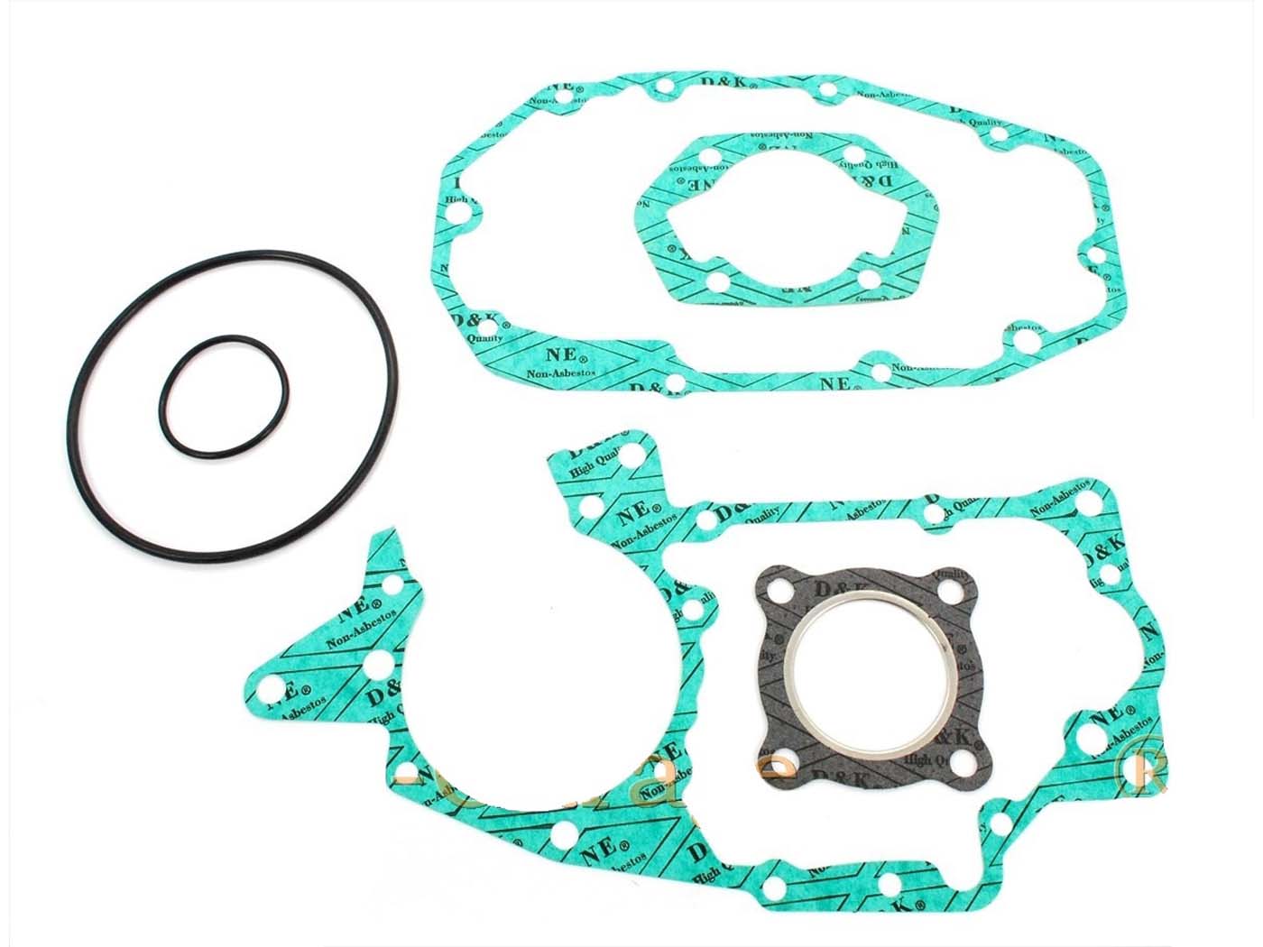 Set garnituri motor cilindru DMP 6 piese pentru Zündapp KS 80 Touring, KS 80 Super, KS 80 Sport, KS 80 Super Sport și alte modele