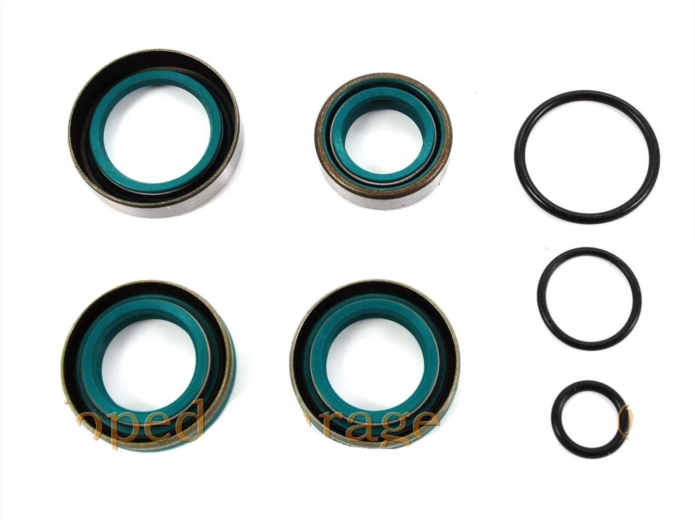 Set 7 piese simering și O-ring pentru Kreidler RMC E50, RMC D125, RMC F125, Florett Mustang/Cross 50, Florett RS-GS