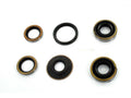 Set simering NTS Parts 6 piese negru pentru Hercules 50/AM A, AM B, AMA I, A S, 2S, 2KS și alte modele