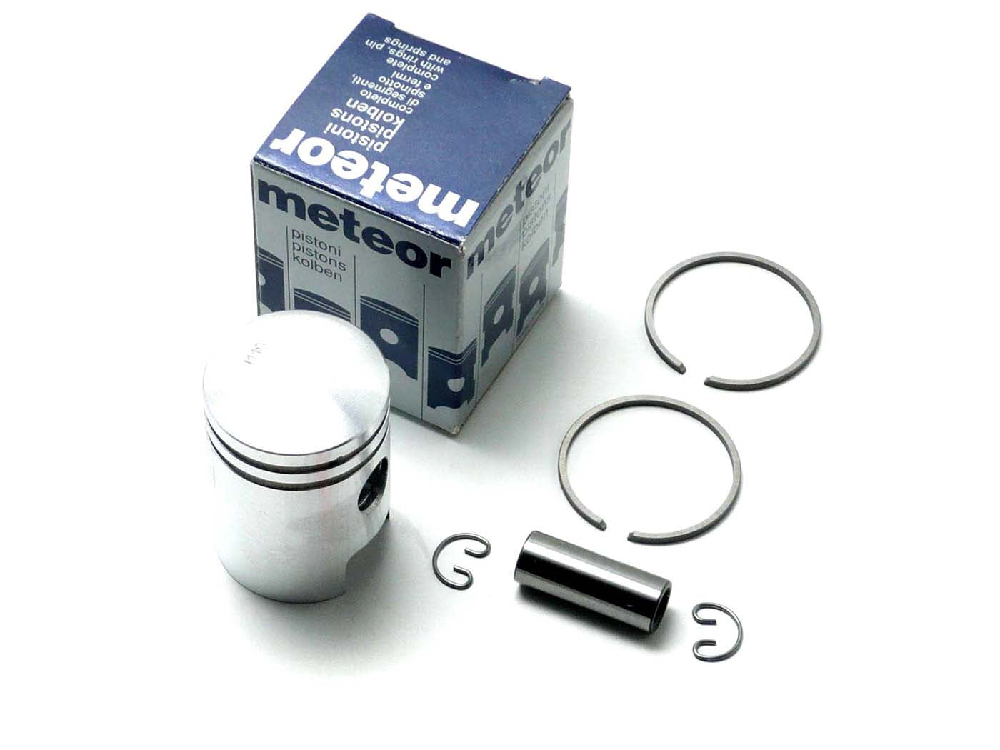 Set piston Meteor 38mm ax 12mm pentru Puch Maxi S/N (E50), Maxi K2 (Z50), Maxi (ZA50) moped 2T
