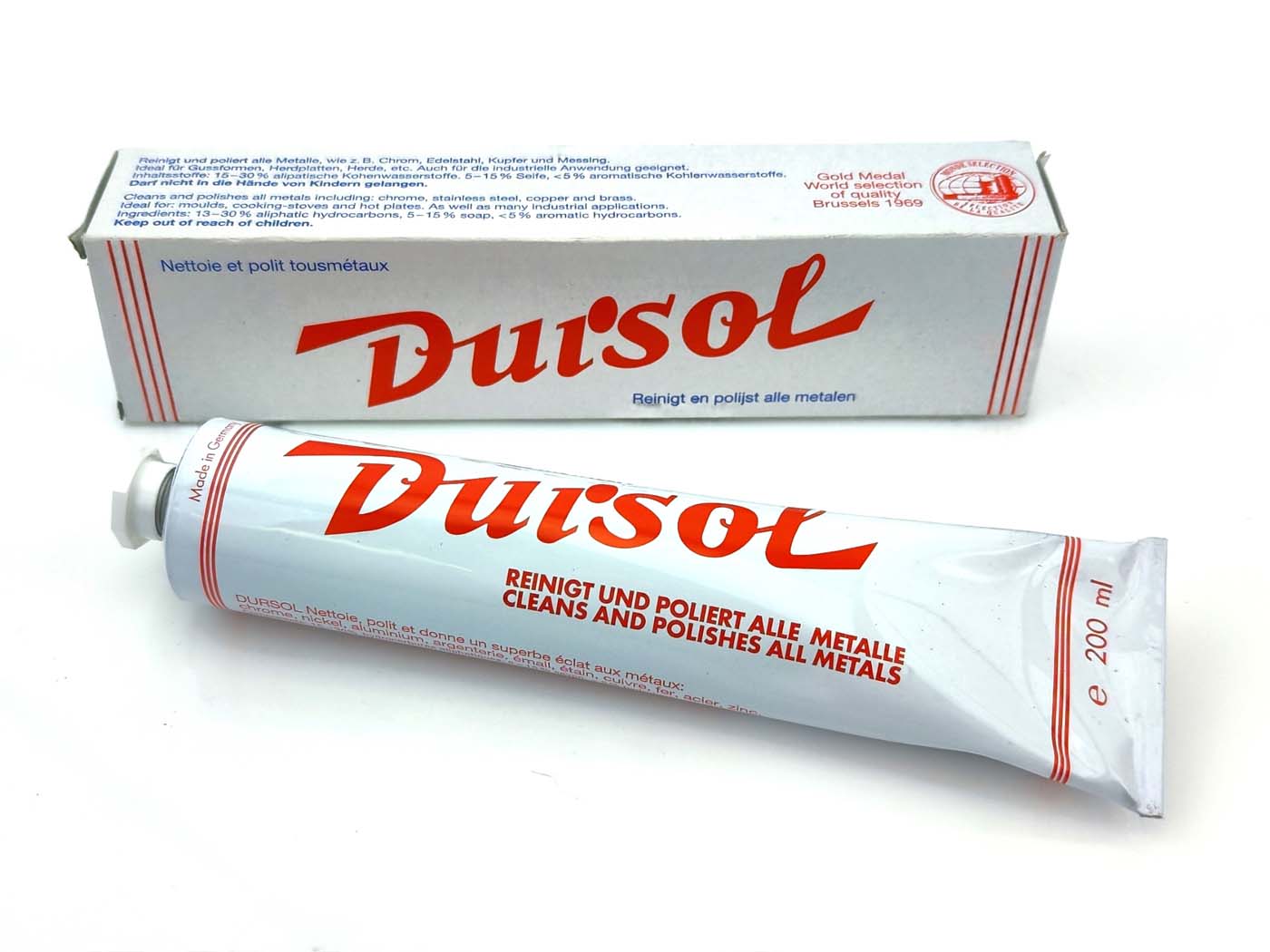 Polish luciu pentru suprafețe cromate Dursol 200ml universal