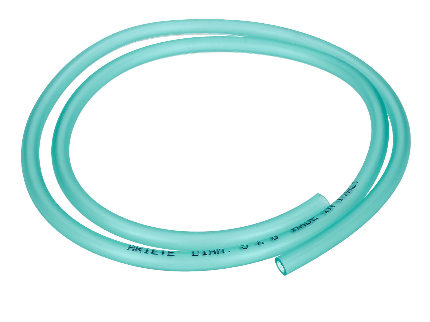 Furtun benzină transparent verde 5x8mm 1m pentru Hercules, Zündapp, Kreidler, Simson, Puch și alte modele