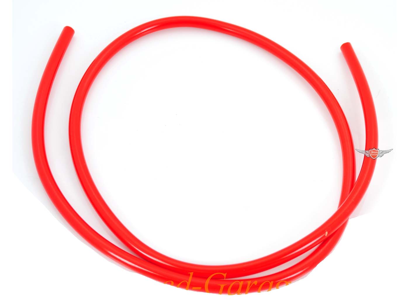Furtun benzină roșu neon 1 metru 5-6mm pentru Hercules, Puch, Simson, Kreidler, Sachs și alte modele