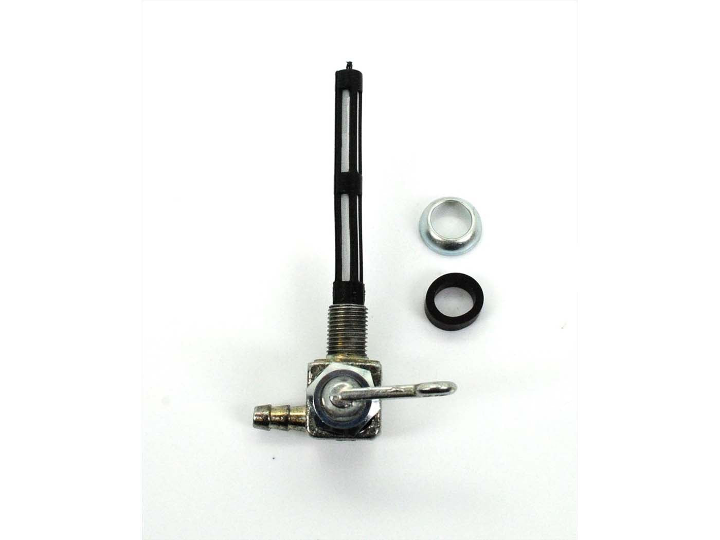 Robinet de benzină conexiune laterală M10x1 pentru MBK AV-7, 51V, Peugeot 103 AC 50 2T, Kreidler Flory MF 32