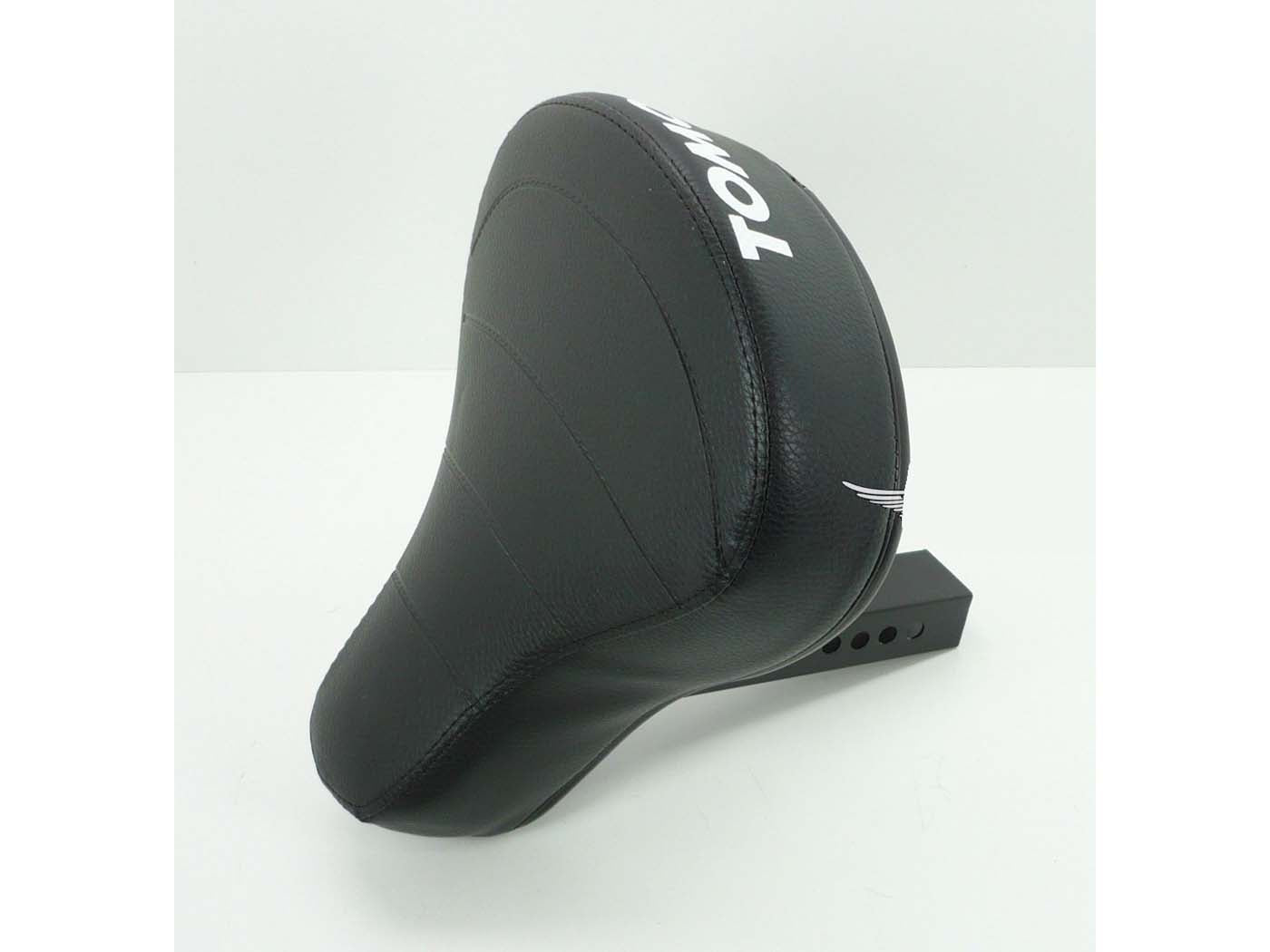 Șa cu Arc Tub Pătrat 30x40mm Neagră pentru Tomos A35, A3, Sport R, Flexer, Funtastic și alte modele