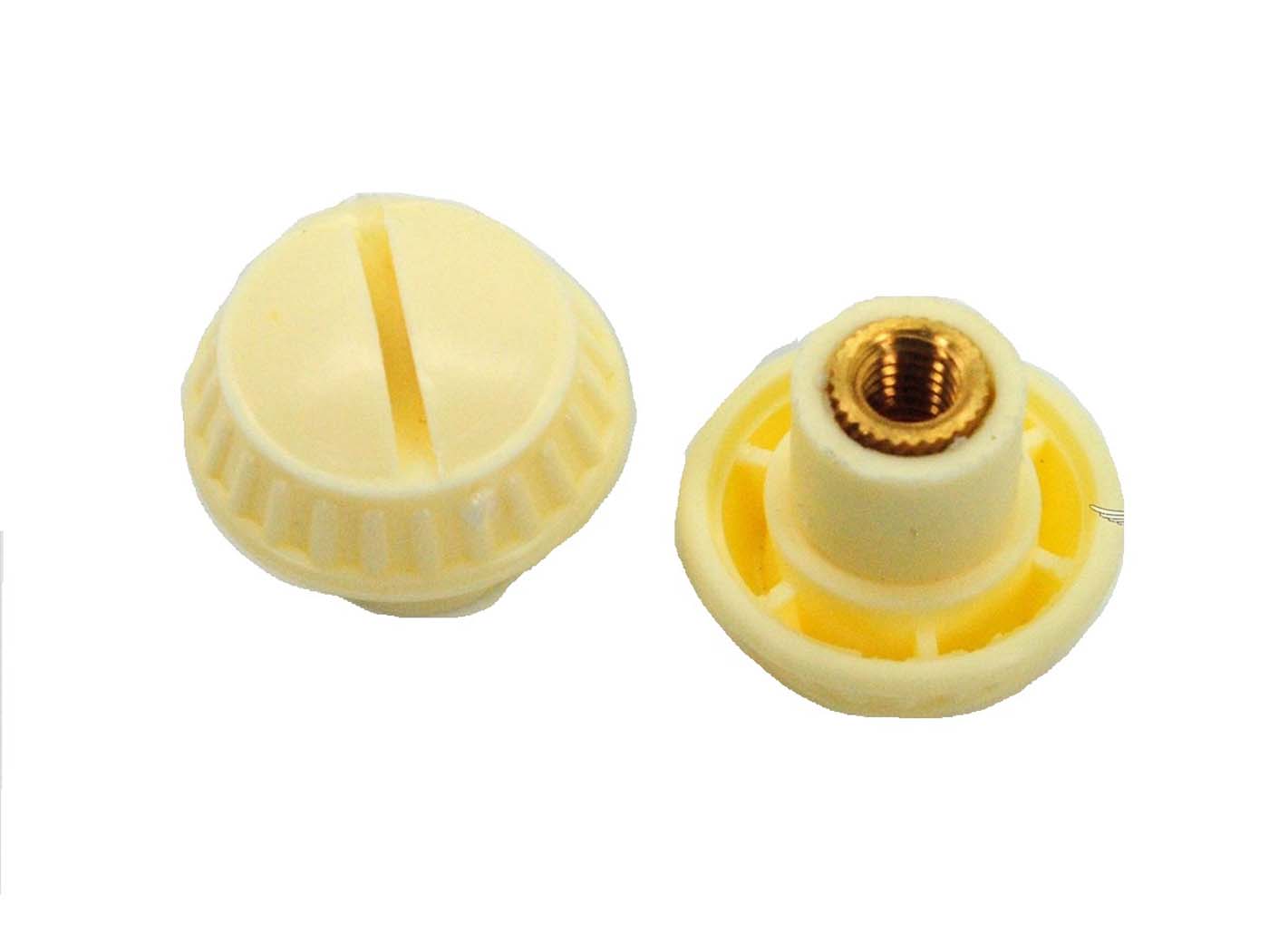 Set șuruburi crem alb M6 12mm pentru MBK Magnum, Carre AV 88, AV-7, AV-87, Rock și alte modele