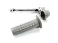 Suport pârghie ambreiaj aluminiu cap sferic 22mm 105mm gri pentru Zündapp, Hercules, Kreidler, Puch și alte modele