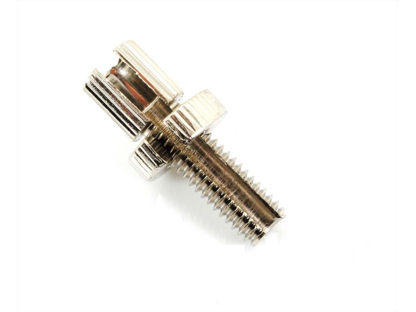 Șurub de reglaj zimțat M8 x 25mm gaură 3mm pentru Hercules, Piaggio Mofa, Zündapp și alte mărci